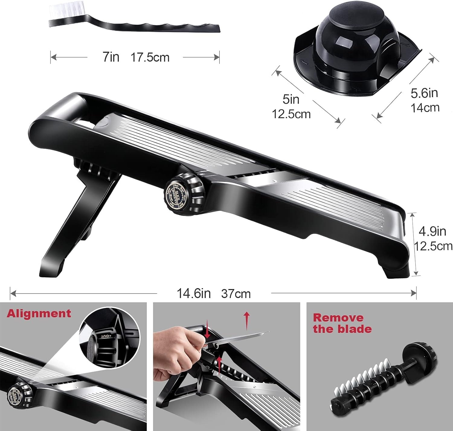 mandoline inox